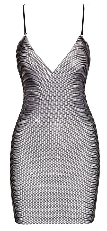 Cottelli Glitzer-Minikleid mit Strassbesatz