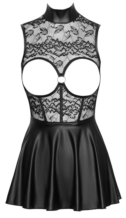 Cottelli Open-Bust-Minikleid mit Spitze
