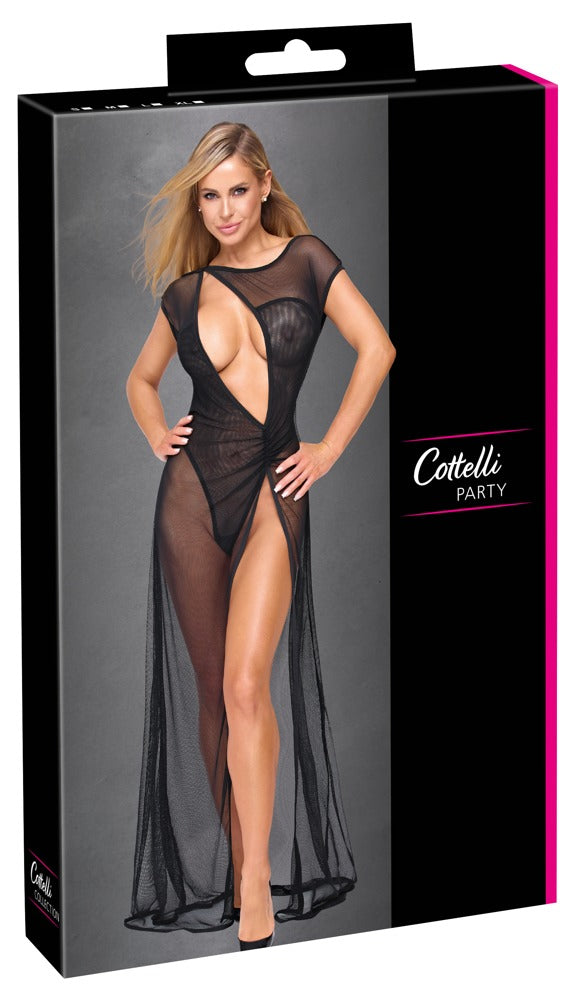 Kleid lang Netz