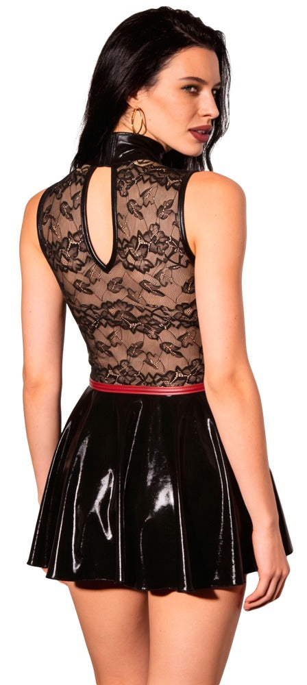 Cottelli Kleid schwarz/rot