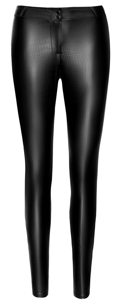 NOIR Hose in Schlangenhaut-Optik