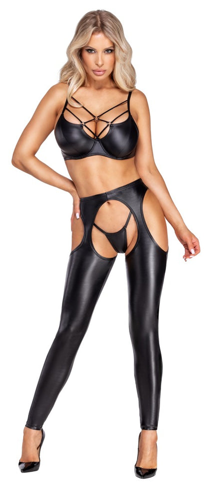 Cottelli Chaps und String im Set
