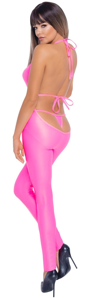 Cottelli Overall in Hotpink mit Rio-String
