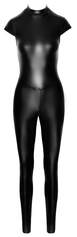 NOIR Wetlook-Overall mit Rückenschnürung