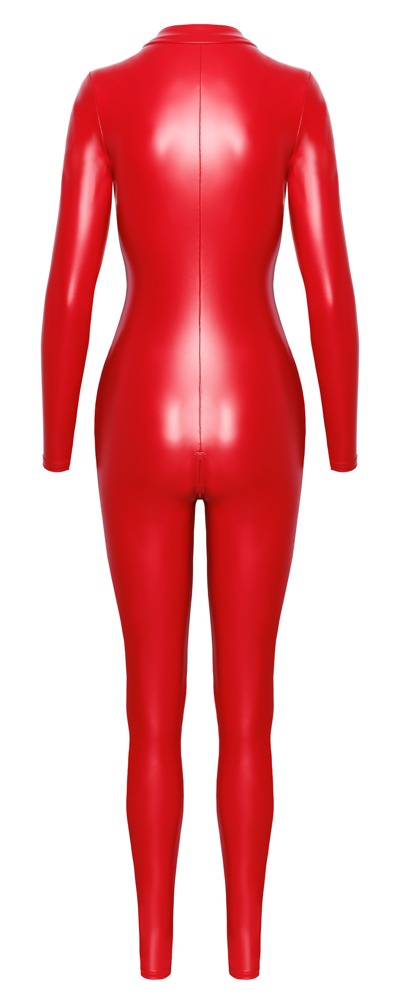 NOIR Wetlook-Overall in Rot