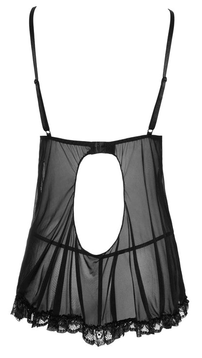 COTTELLI Babydoll mit Rüschen