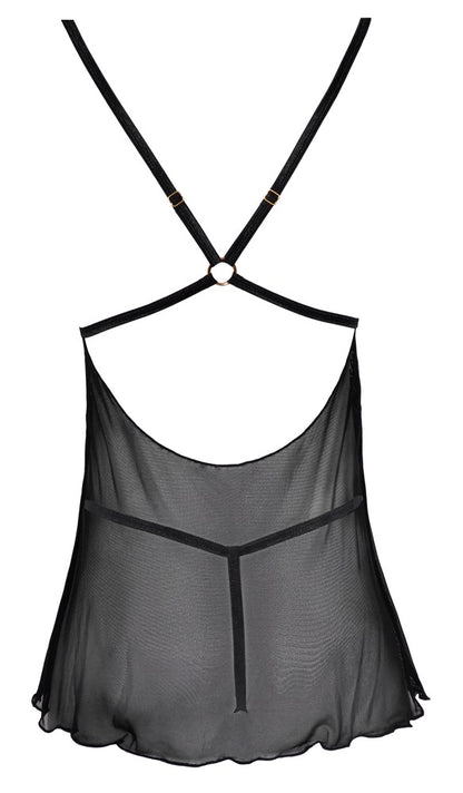 COTTELLI Babydoll mit String, Ring-Detail