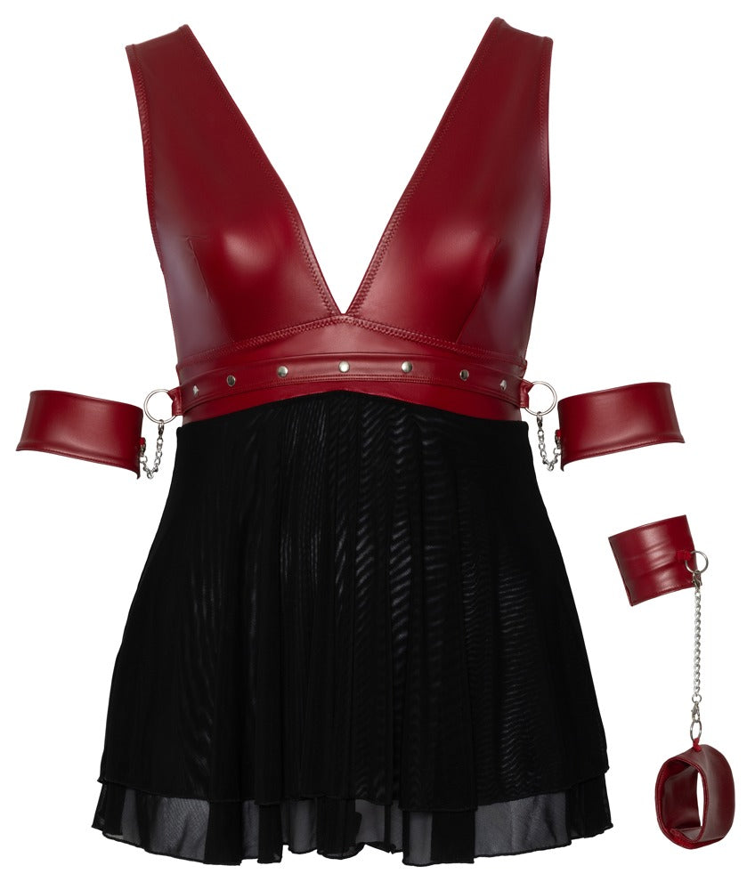 Cottelli Bondage-Babydoll mit Armfesseln