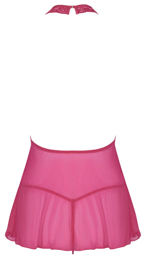 COTTELLI Babydoll in Pink mit String