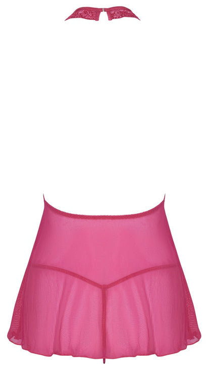COTTELLI Babydoll in Pink mit String