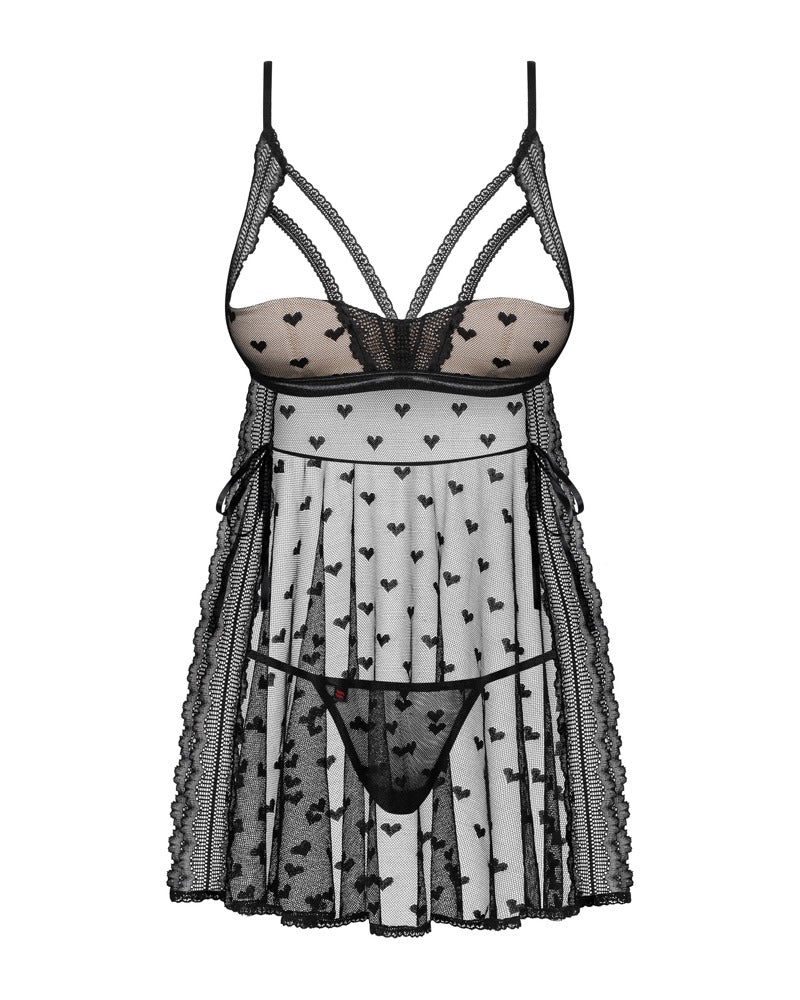 OBSESSIVE Babydoll aus Spitze