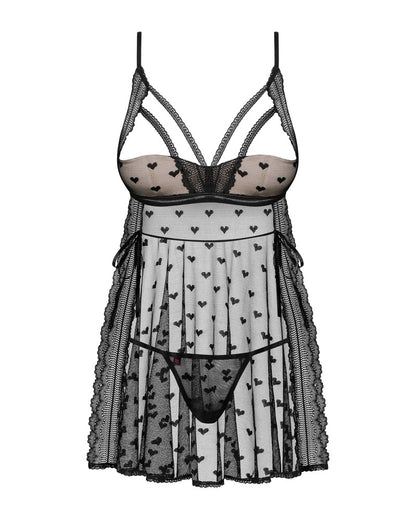 OBSESSIVE Babydoll aus Spitze
