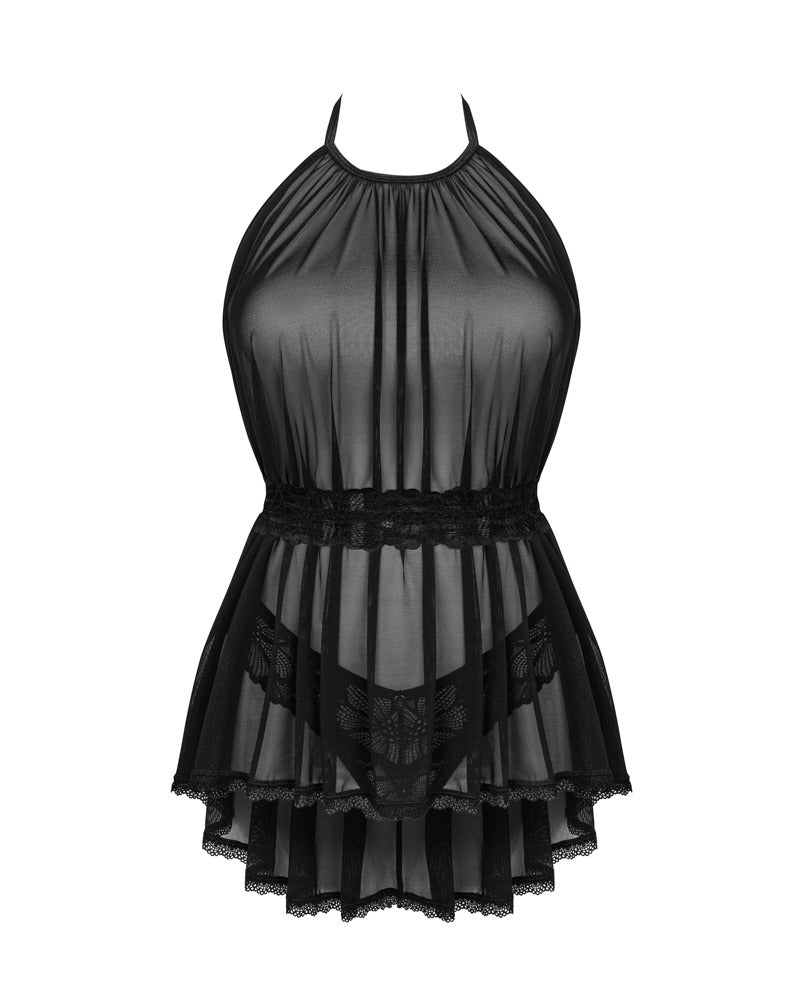 OBSESSIVE Babydoll mit Spitzenstring