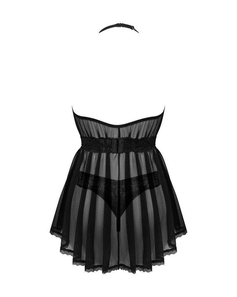 OBSESSIVE Babydoll mit Spitzenstring