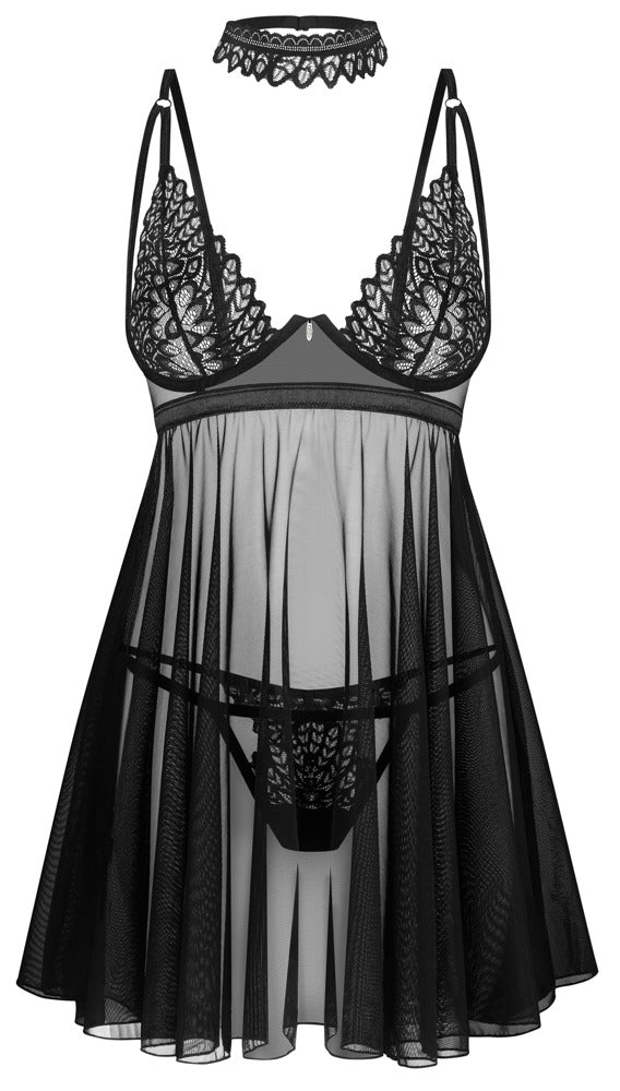 OBSESSIVE Babydoll mit Halsband