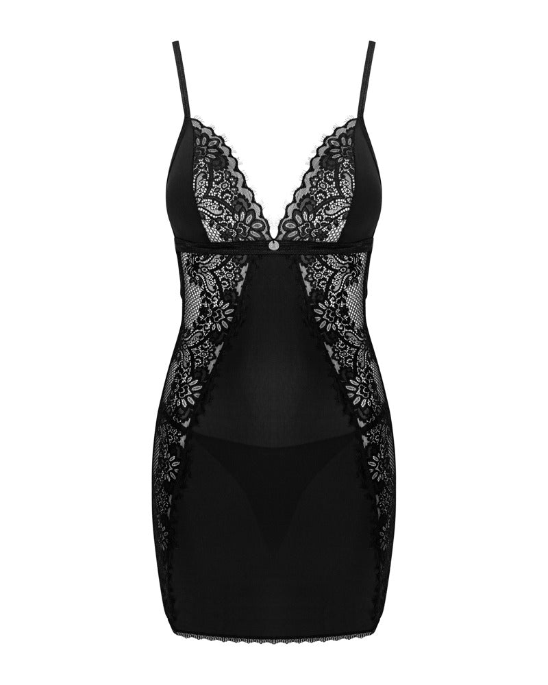 OBSESSIVE figurbetonendes Dessouskleid mit String