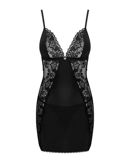 OBSESSIVE figurbetonendes Dessouskleid mit String