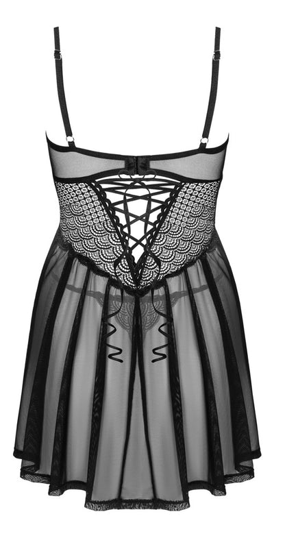 OBSESSIVE kurzes Babydoll mit Bügel-Cups