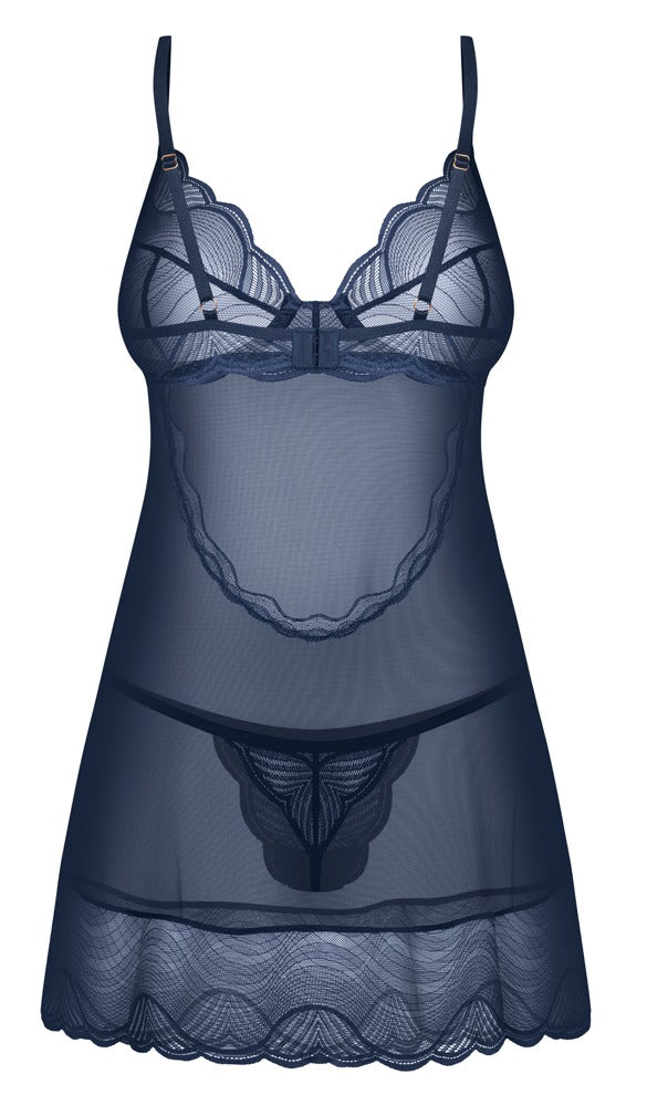 OBSESSIVE Negligé in Blau-in-Blau