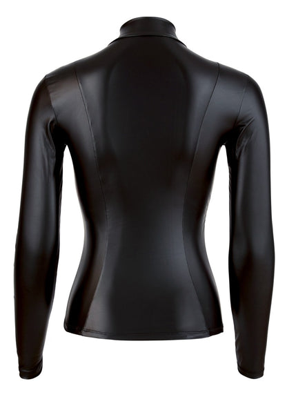 Cottelli Langarm-Top mit durchgehendem Zip