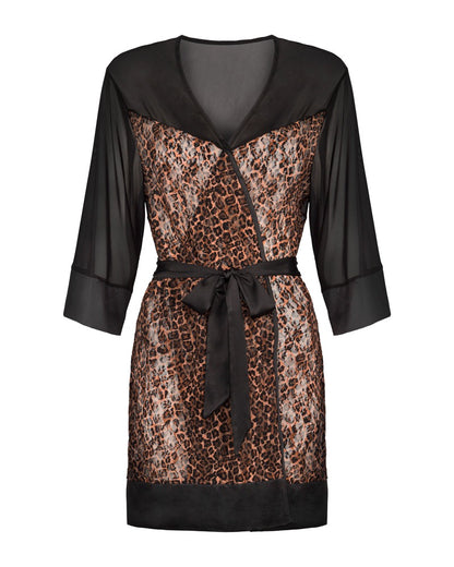 OBSESSIVE Kimono im Leoprint