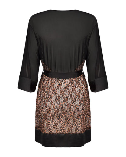 OBSESSIVE Kimono im Leoprint