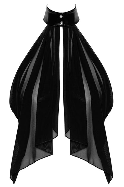 NOIR Bolero-Top aus Stretchtüll