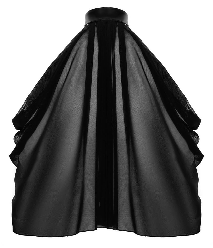 NOIR Bolero-Top aus Stretchtüll