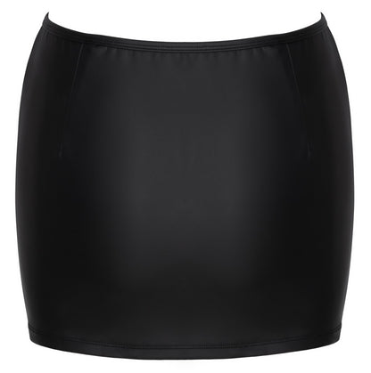 Cottelli Minirock im Mattlook mit Strass-Zip