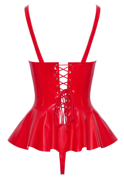 BLACK LEVEL Lack-Set in Rot, Top & Riostring