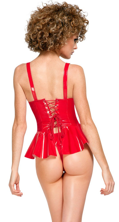 BLACK LEVEL Lack-Set in Rot, Top & Riostring