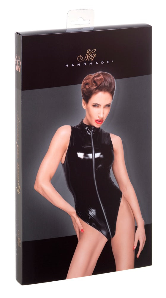 NOIR Lack-Body mit Frontzip
