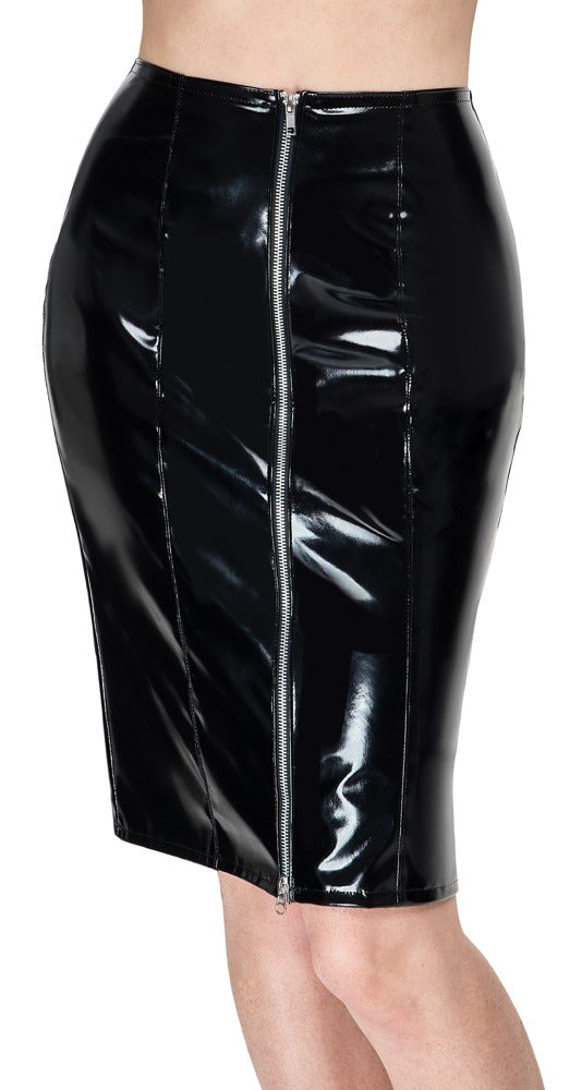 BLACK LEVEL Lack-Rock mit Zip