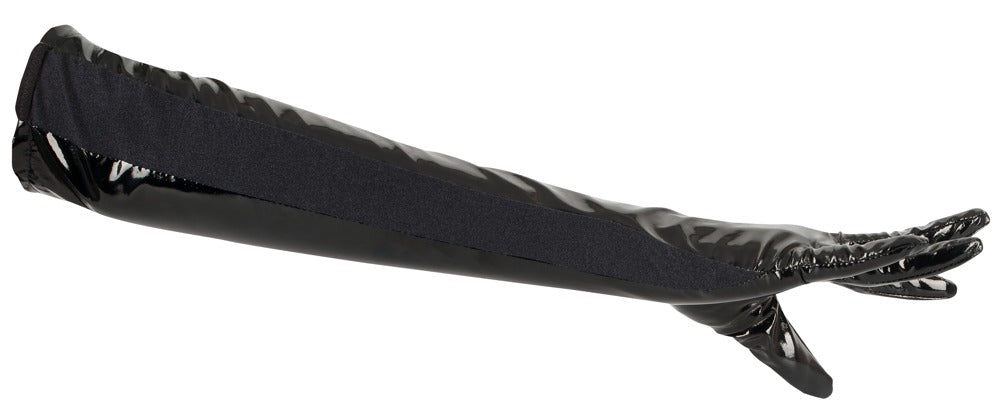 BLACK LEVEL Lack-Handschuhe mit Stretch