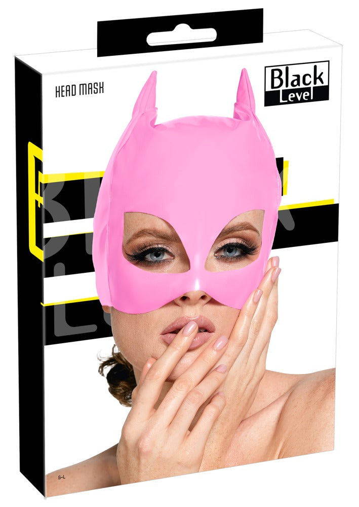 BLACK LEVEL Lack-Maske im Cat-Look, Pink