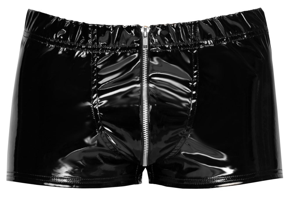 BLACK LEVEL Lack-Herren-Pants mit Zip