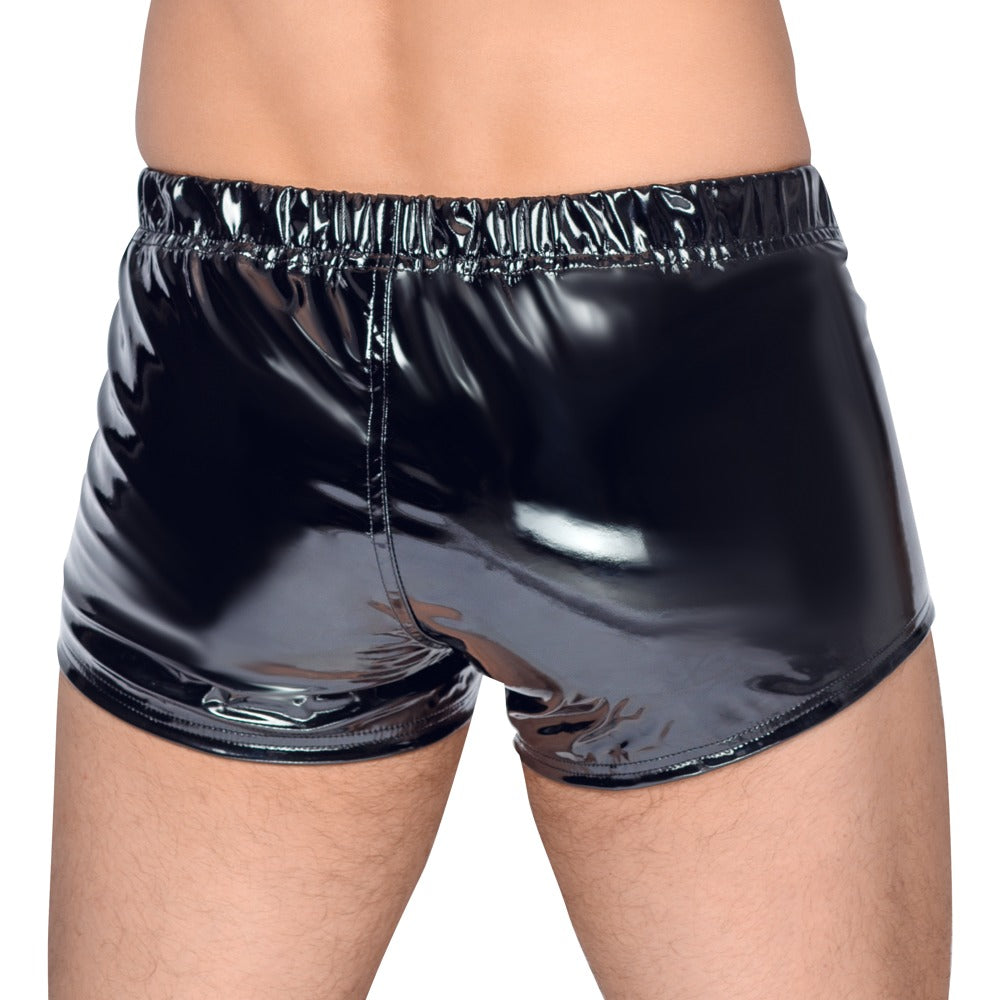 BLACK LEVEL Lack-Herren-Pants mit Zip