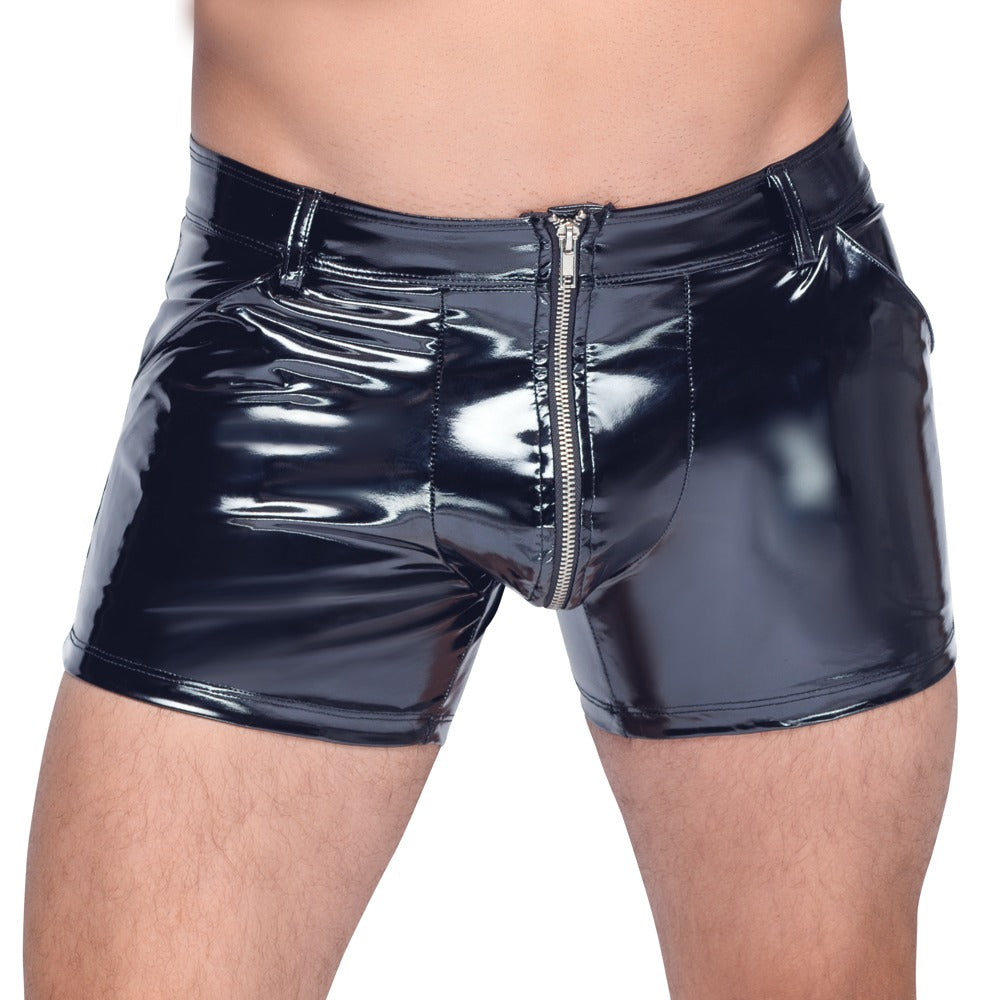 BLACK LEVEL Lack-Herren-Pants aus 4-Wege-Stretch