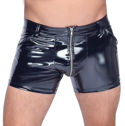 BLACK LEVEL Lack-Herren-Pants aus 4-Wege-Stretch