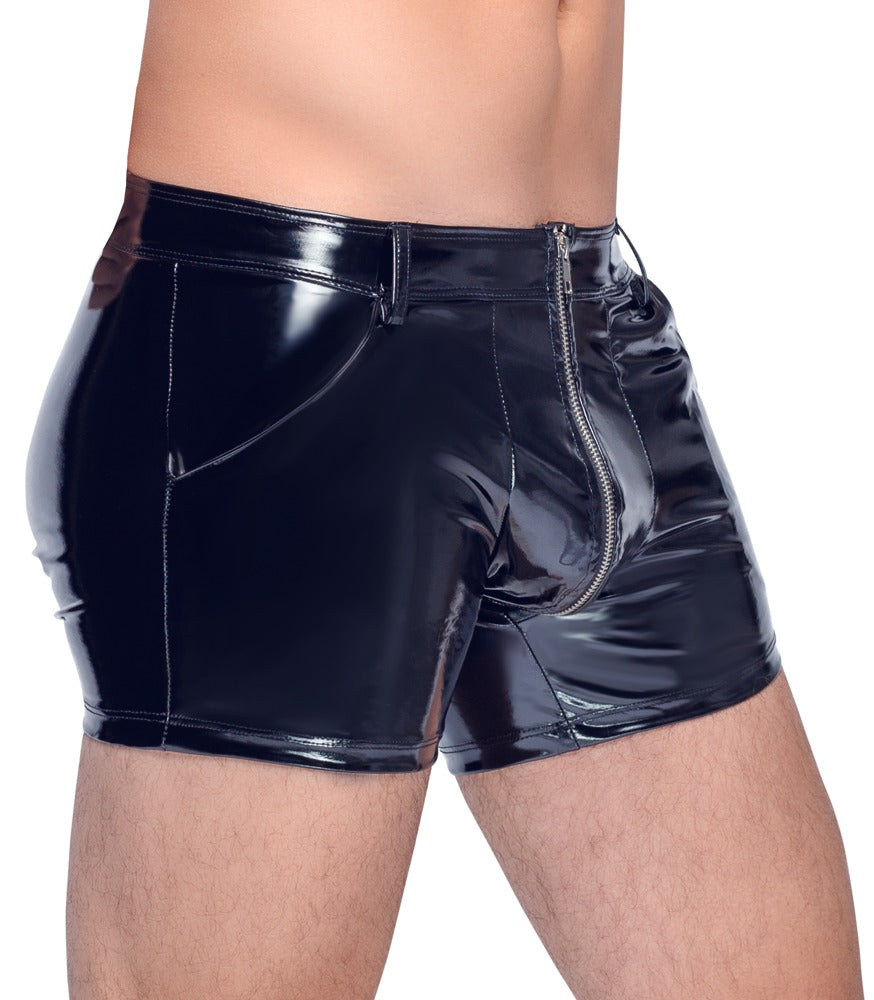 BLACK LEVEL Lack-Herren-Pants aus 4-Wege-Stretch