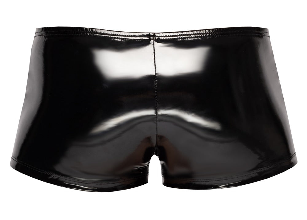 BLACK LEVEL Lack-Herren-Pants im Biker-Style