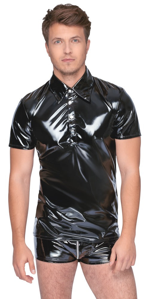 BLACK LEVEL Lack-Herren-Poloshirt