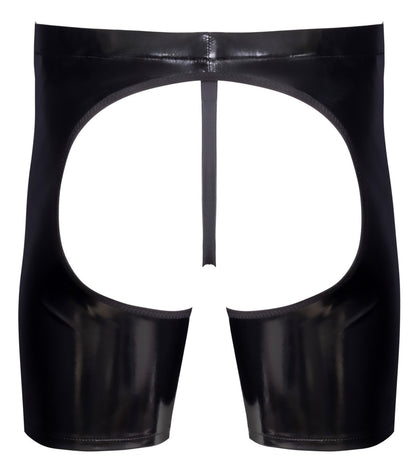 BLACK LEVEL Lack-Herren-Chaps mit String
