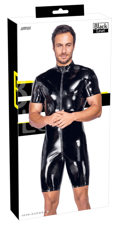 BLACK LEVEL Lack-Herren-Kurzoverall