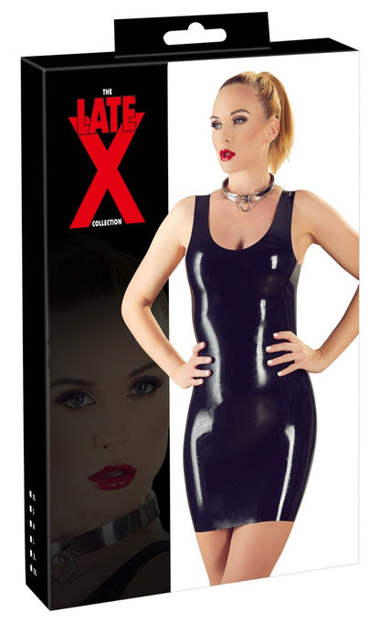 LATE X Latex-Minikleid, ärmellos