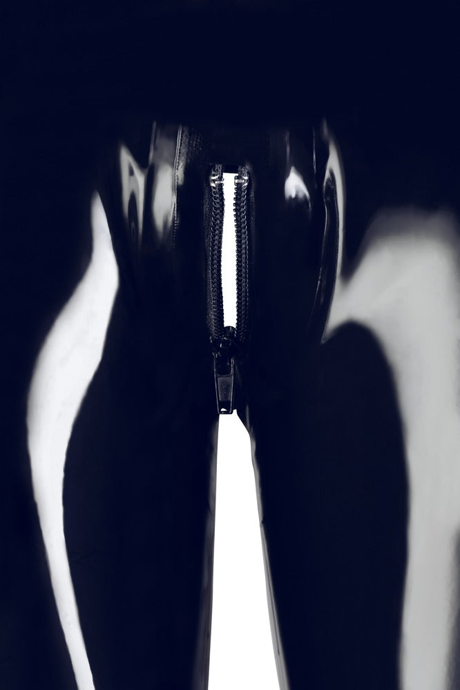 LATE X Latex-Leggings mit 3-Wege-Zip (Unisex)