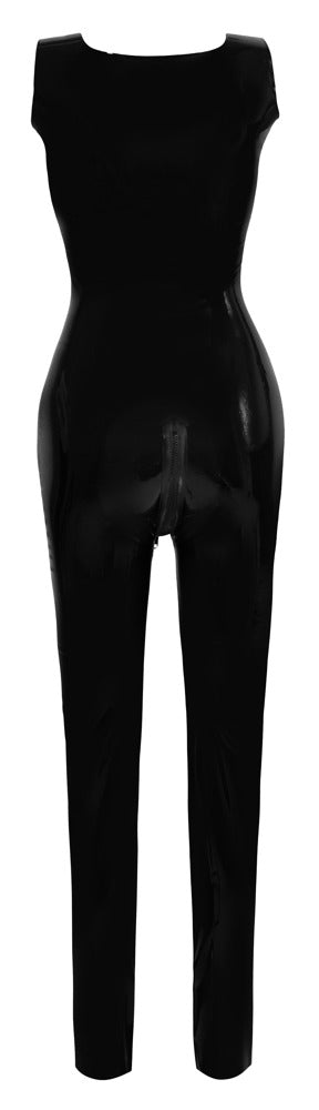 LATE X Latex-Catsuit mit 3-Wege-Zip