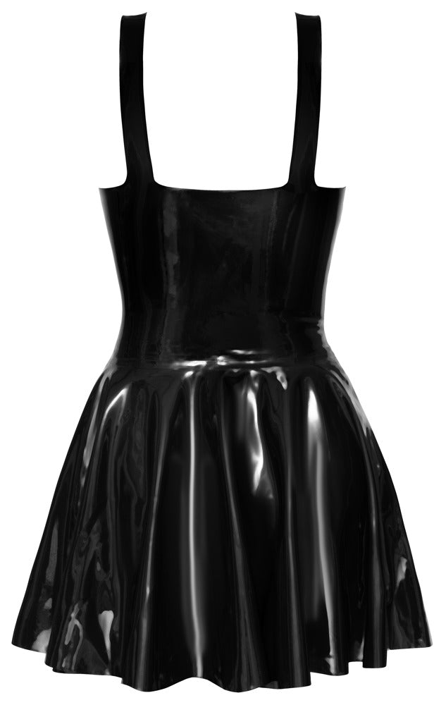 LATE X Latex-Minikleid mit Schwingrock