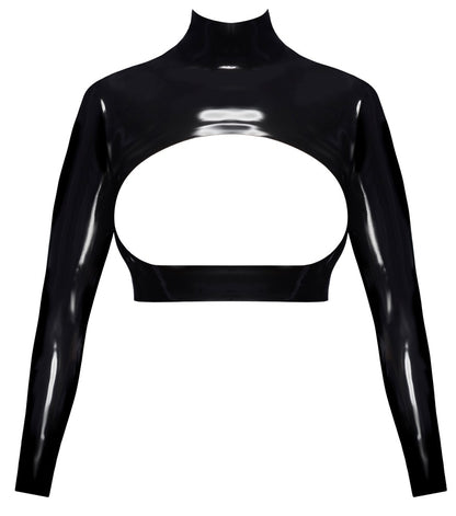 LATE X busenfreies Latex-Crop-Top