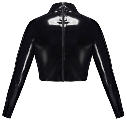 LATE X busenfreies Latex-Crop-Top